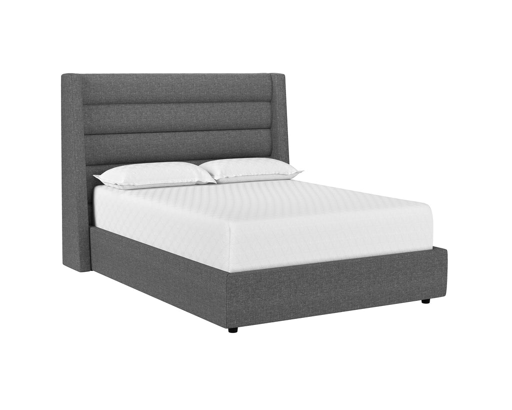 Emmit Bed - Queen - Quarry | Sunpan Furniture - 102557