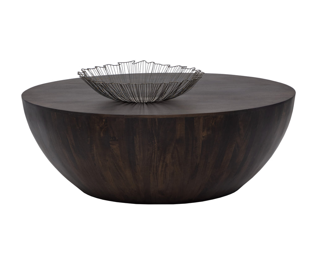 Kinsley Coffee Table - Small - Dark Brown | Sunpan Furniture - 108054