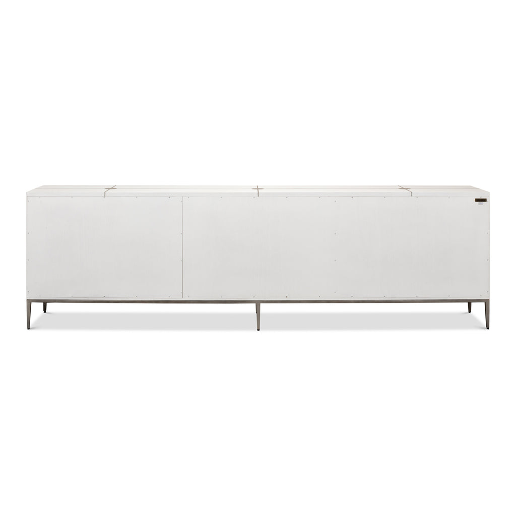 Barton Cabinet Working White | Sarreid - 58-34-5