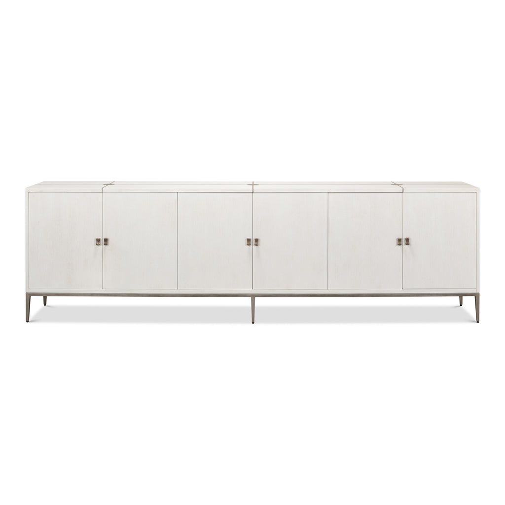 Barton Cabinet Working White | Sarreid - 58-34-5