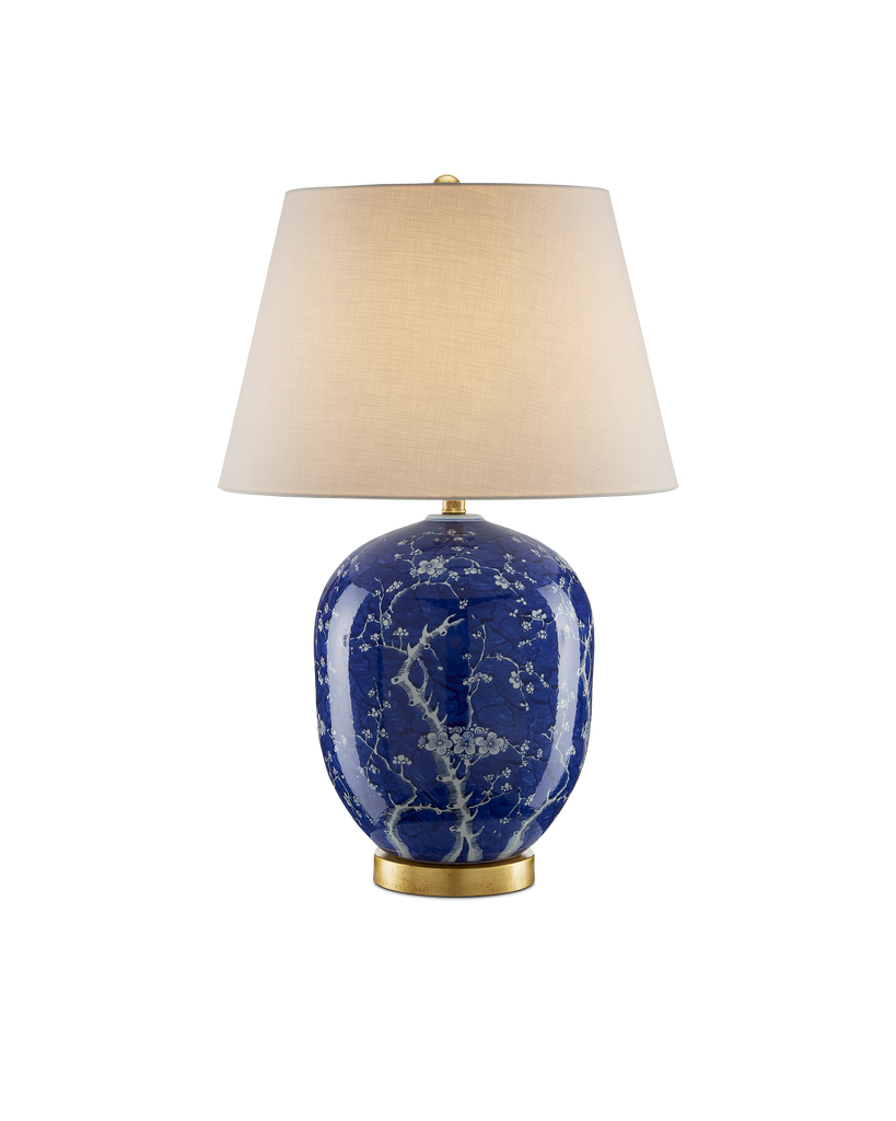 Currey & Co Sakura Blue Table Lamp | 6000-0793