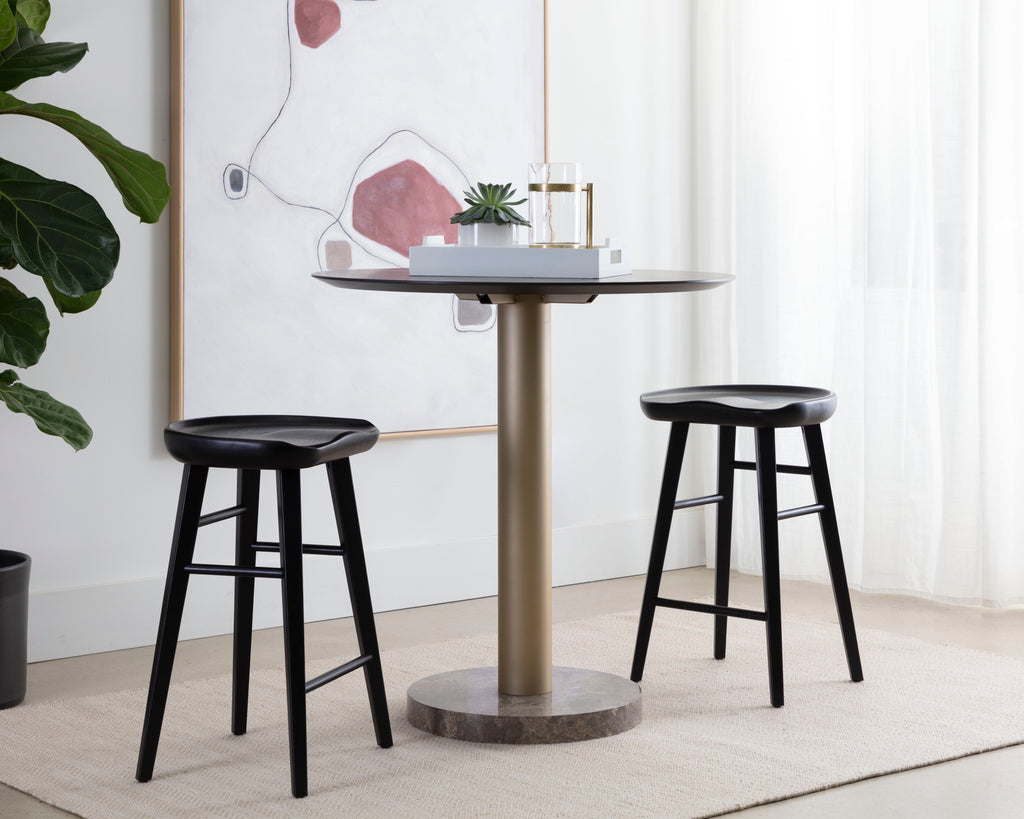 Dominic Counter Stool - Black | Sunpan Furniture - 110460