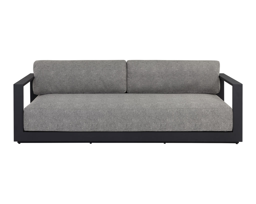 Tavira Sofa - Charcoal - Lanikai Salt And Pepper | Sunpan Furniture - 109656