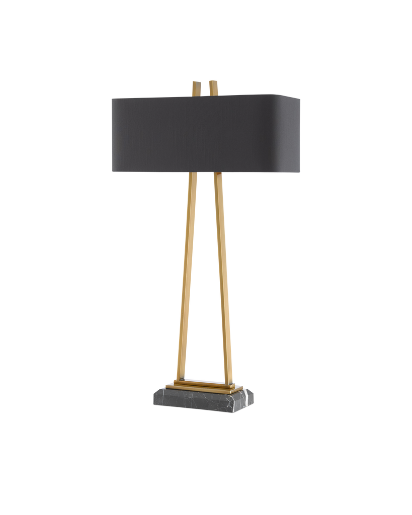 Currey & Co Adorn Large Brass Table Lamp | 6000-0566