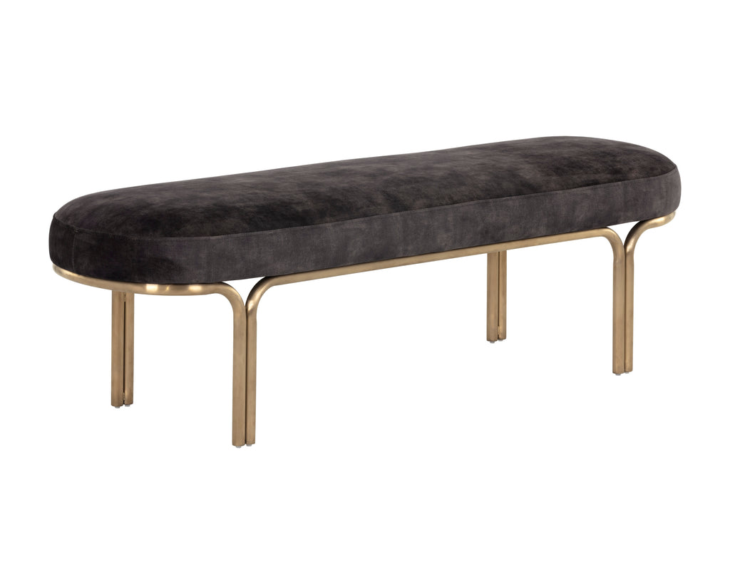 Gwen Bench - Nono Shitake | Sunpan Furniture - 107142