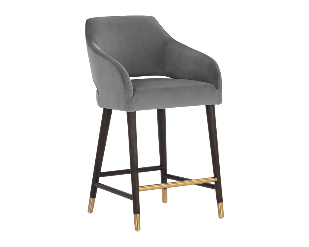 Adelaide Counter Stool - Alisa Dark Grey | Sunpan Furniture - 106103