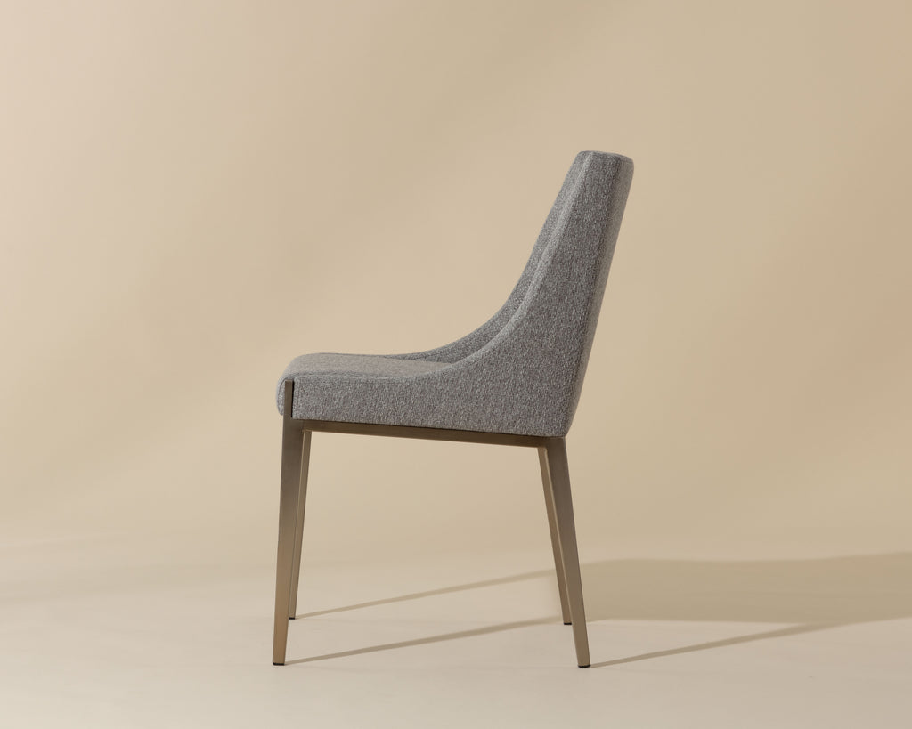 Dionne Dining Chair - Monument Pebble | Sunpan Furniture - 108508