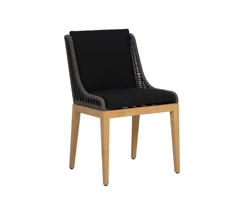 Sorrento Dining Chair - Natural - Arashi Black | Sunpan Furniture - 110963