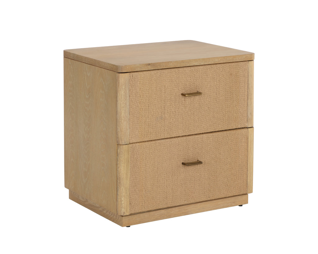 Etienne Nightstand - Rustic Oak | Sunpan Furniture - 110133