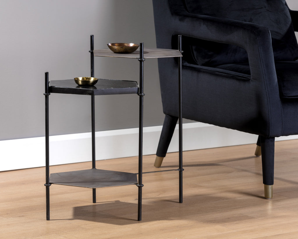 Hexall Side Table | Sunpan Furniture - 105525