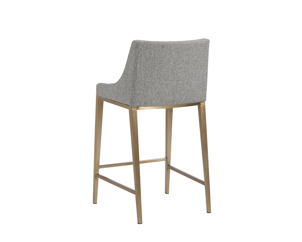 Dionne Counter Stool - Monument Pebble | Sunpan Furniture - 108510