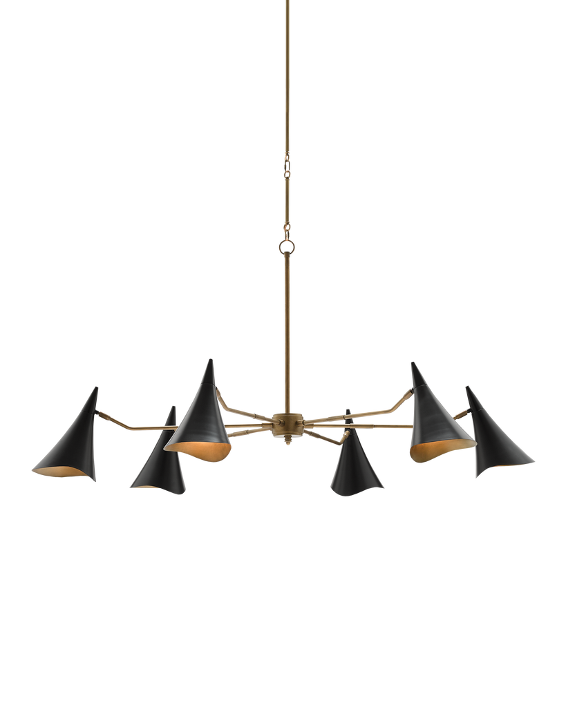 Currey & Co Library Chandelier | 9000-0311