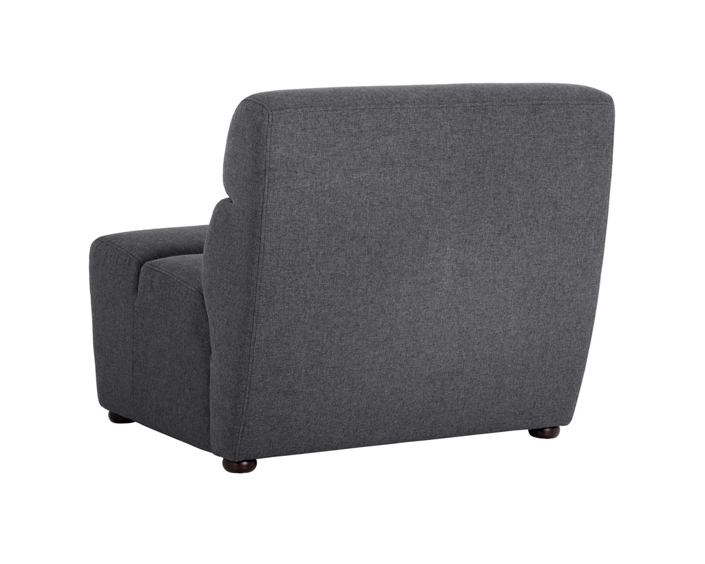 Cornell Modular - Armless Chair - Polo Club Kohl Grey | Sunpan Furniture - 103503