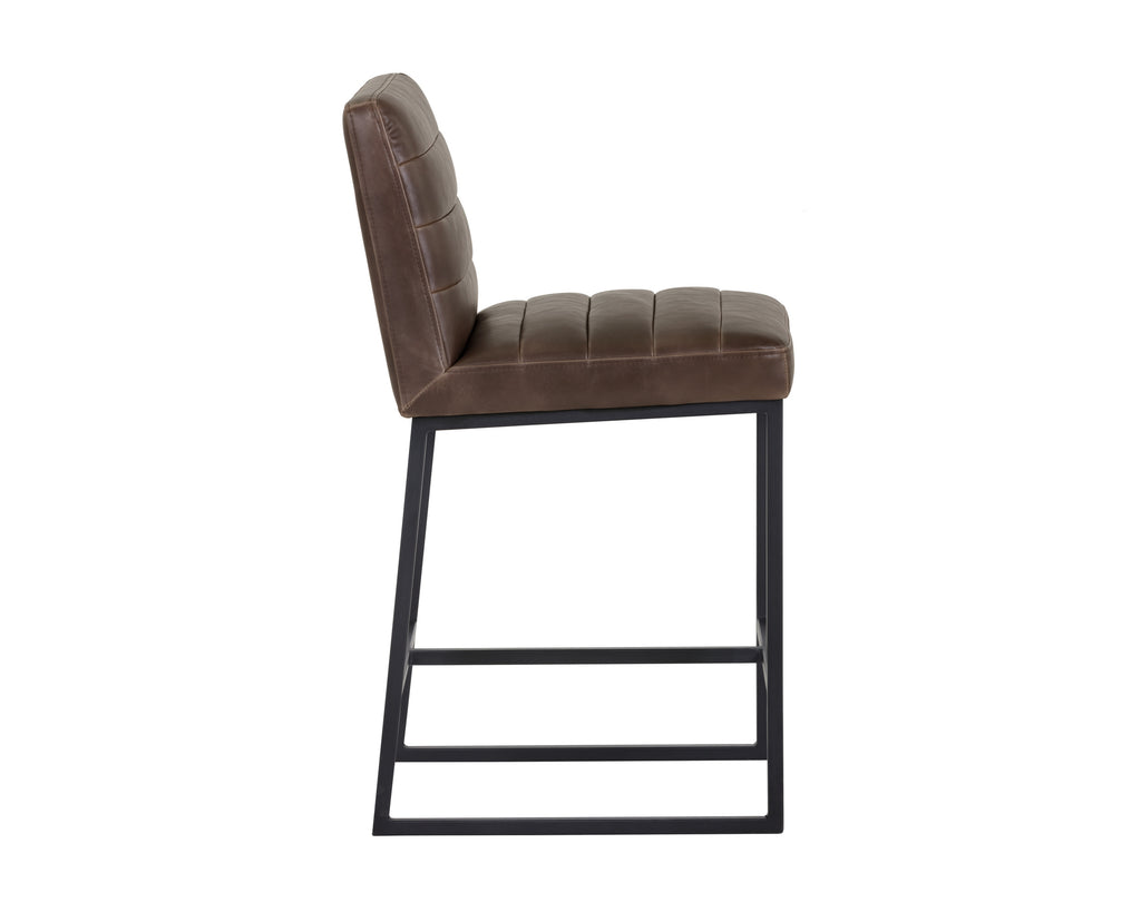 Spyros Counter Stool - Havana Dark Brown | Sunpan Furniture - 103898