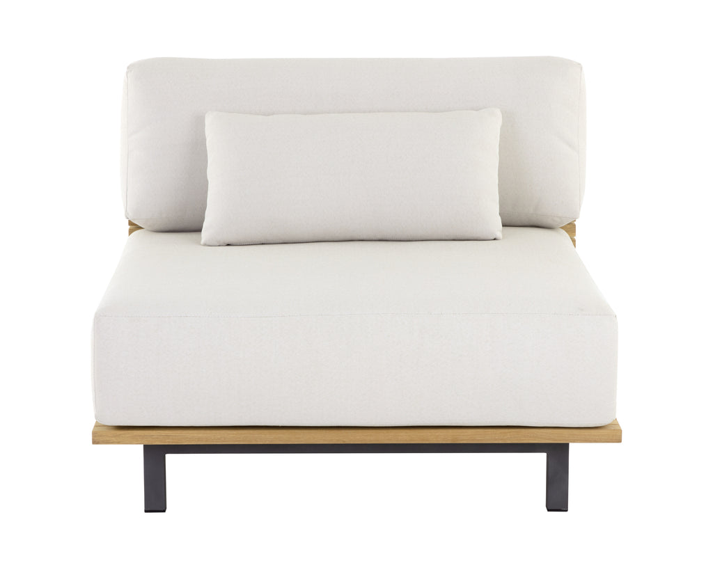 Geneve Modular - Armless Chair - Palazzo Cream | Sunpan Furniture - 109532