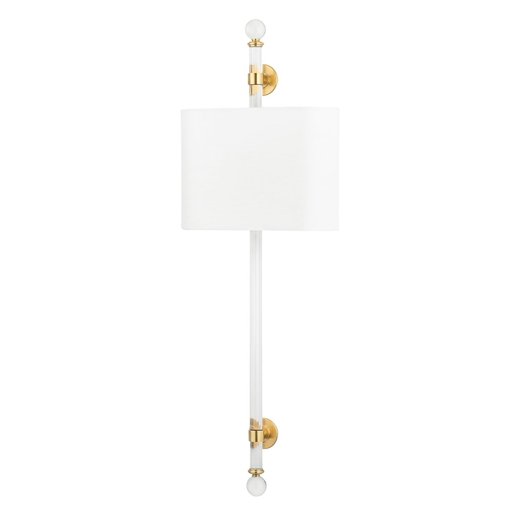 Wertham Wall Sconce | Hudson Valley Lighting - 6122-AGB