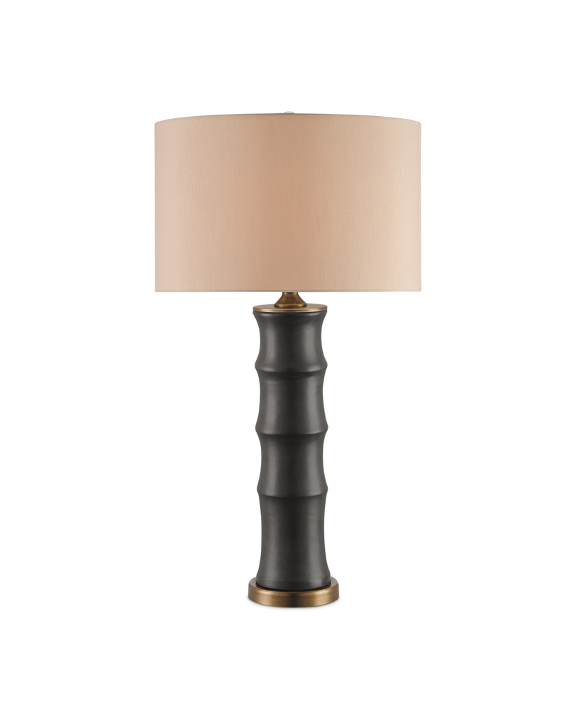 Currey & Co Roark Black Table Lamp | 6955