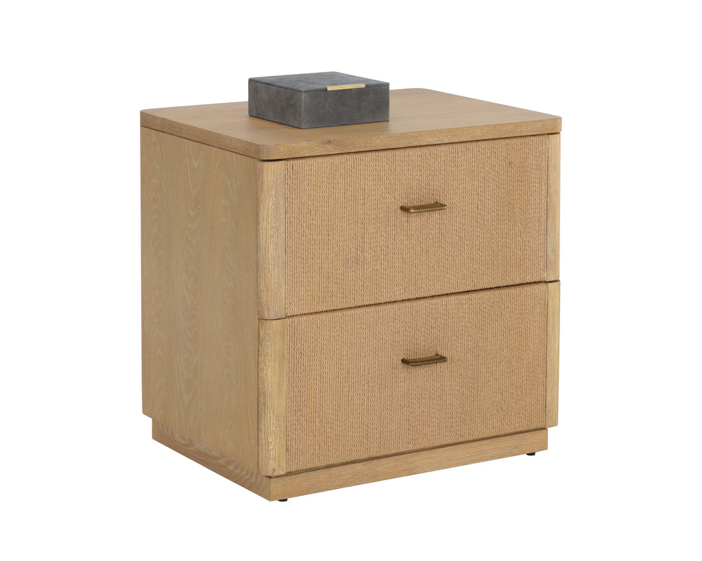 Etienne Nightstand - Rustic Oak | Sunpan Furniture - 110133