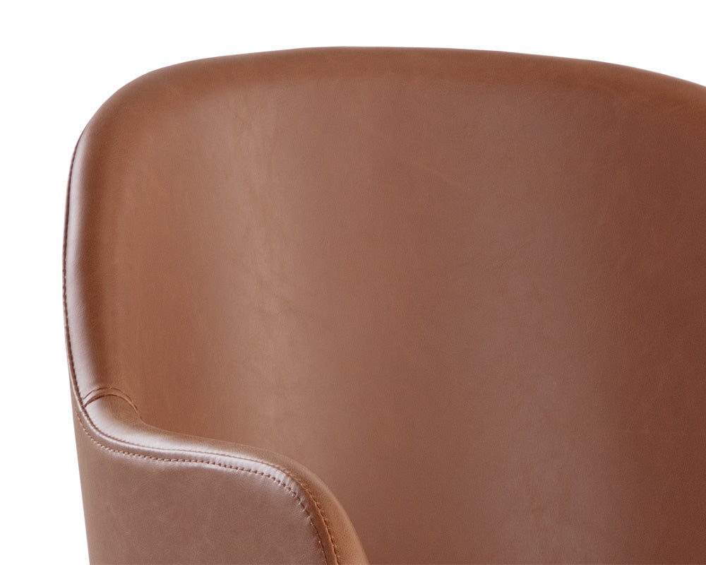 Hensley Dining Armchair - Hazelnut | Sunpan Furniture - 109140