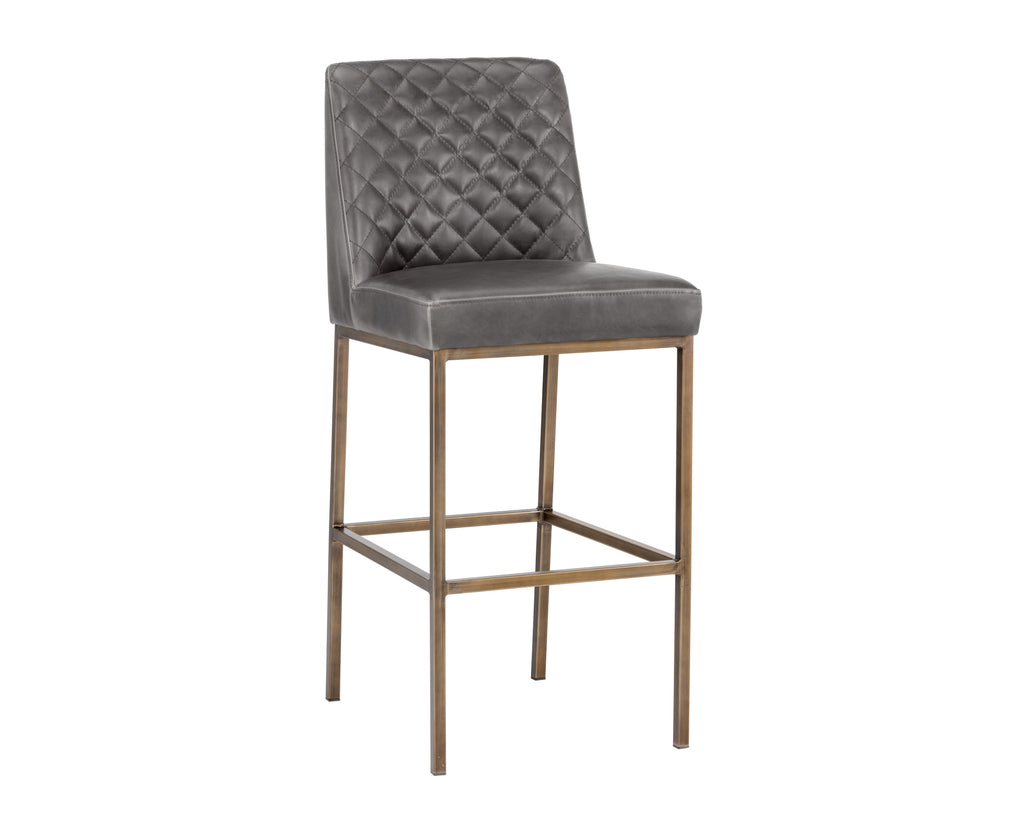 Leighland Barstool - Overcast Grey | Sunpan Furniture - 104904