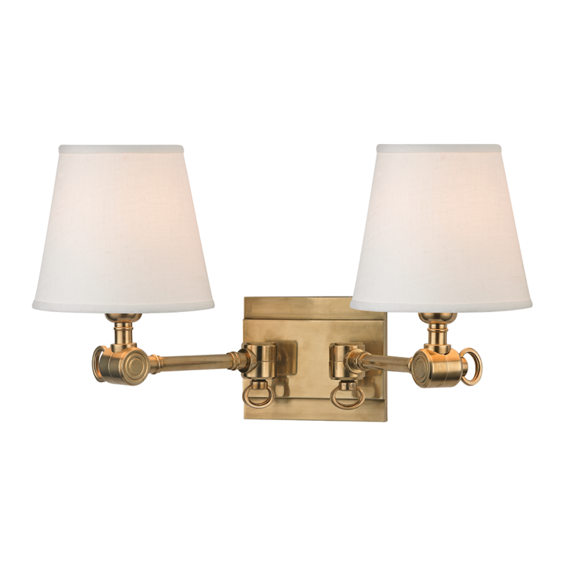 Hillsdale Wall Sconce | Hudson Valley Lighting - 6232-AGB