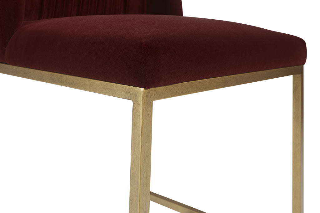 Nevin Dining Chair - Merlot | Sunpan Furniture - 104141