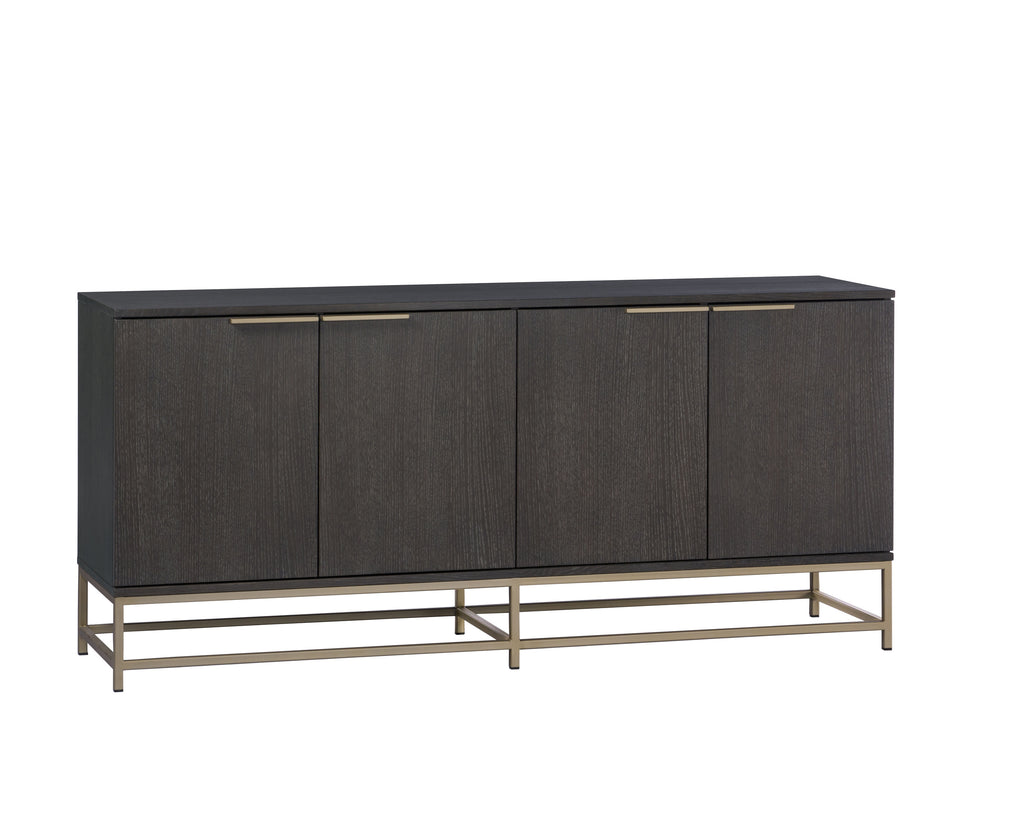 Rebel Sideboard - Large - Gold - Charcoal Grey | Sunpan Furniture - 106831