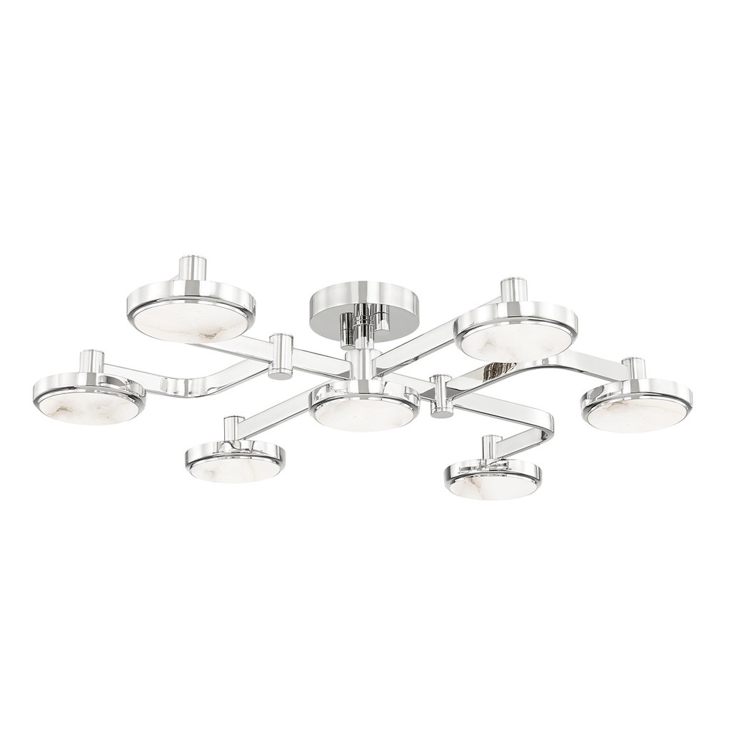 Meander Semi Flush | Hudson Valley Lighting - 6332-PN