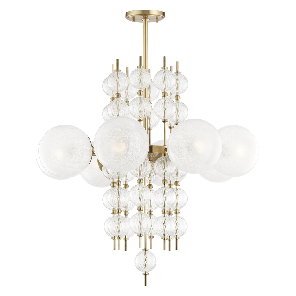 Calypso Chandelier | Hudson Valley Lighting - 6433-AGB