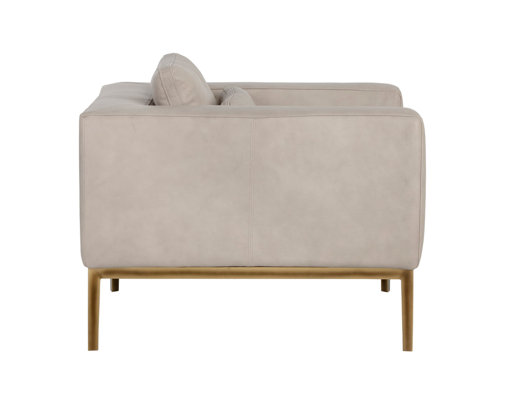 Burr Armchair - Bali Bone Leather | Sunpan Furniture - 106597