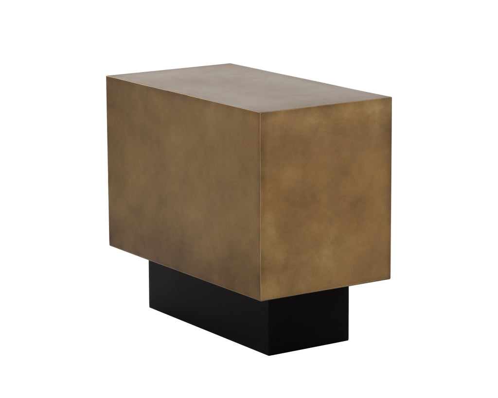 Blakely Side Table - Antique Brass | Sunpan Furniture - 109023