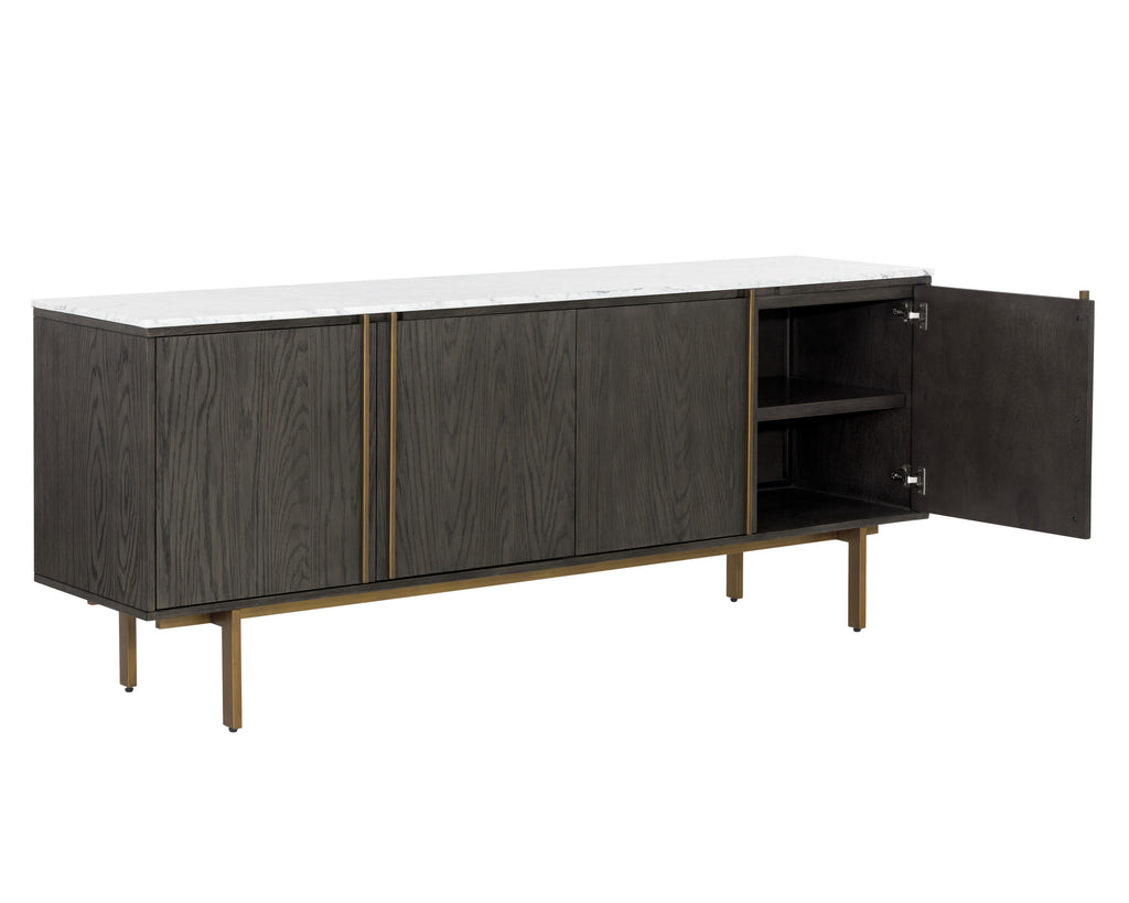 Briar Sideboard - Dark Brown | Sunpan Furniture - 107441