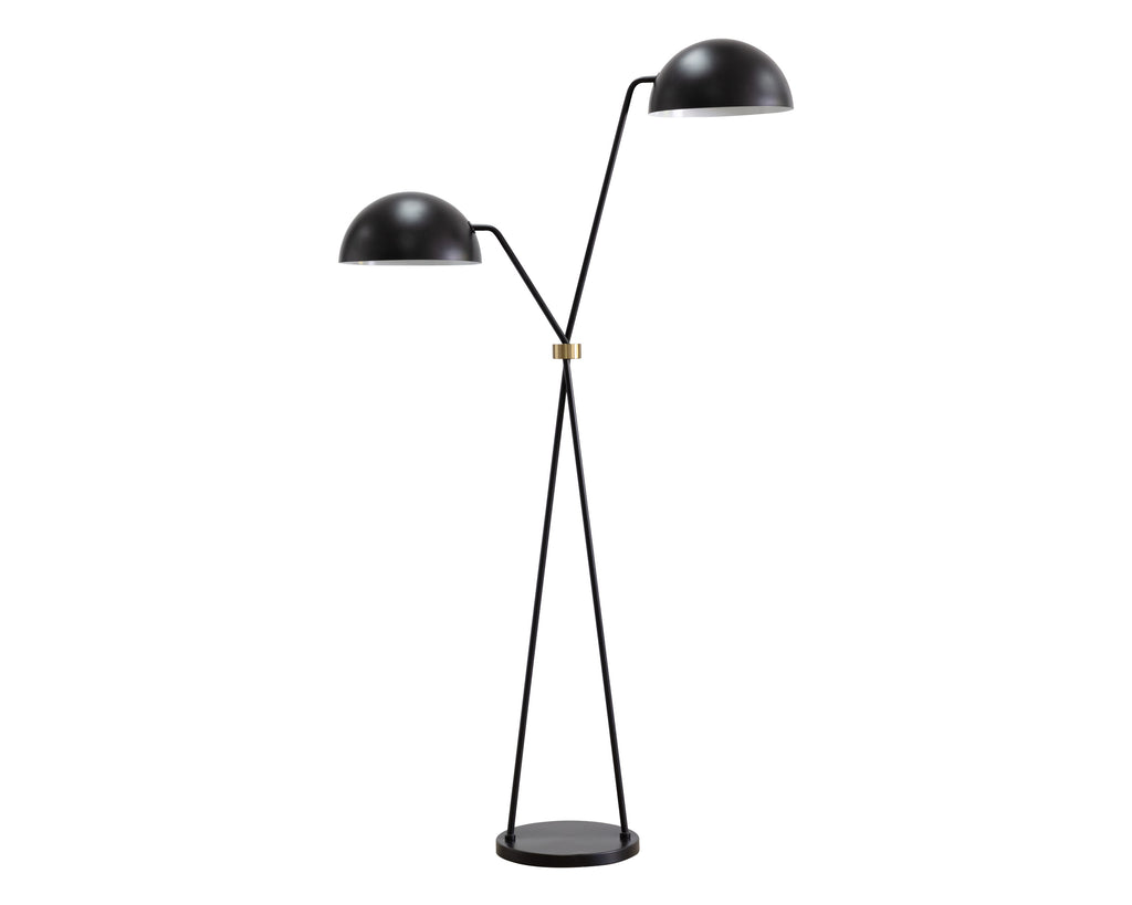 Faven Floor Lamp - Black | Sunpan Furniture - 107941