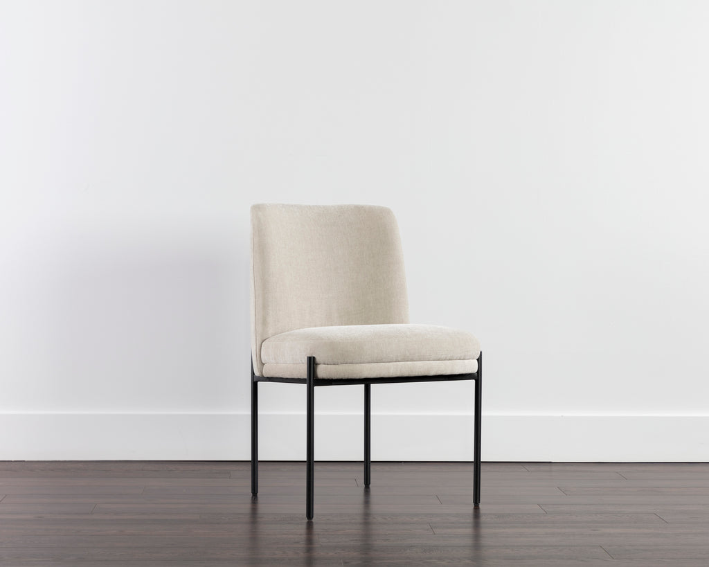 Richie Dining Chair - Black - Danny Ivory | Sunpan Furniture - 108860