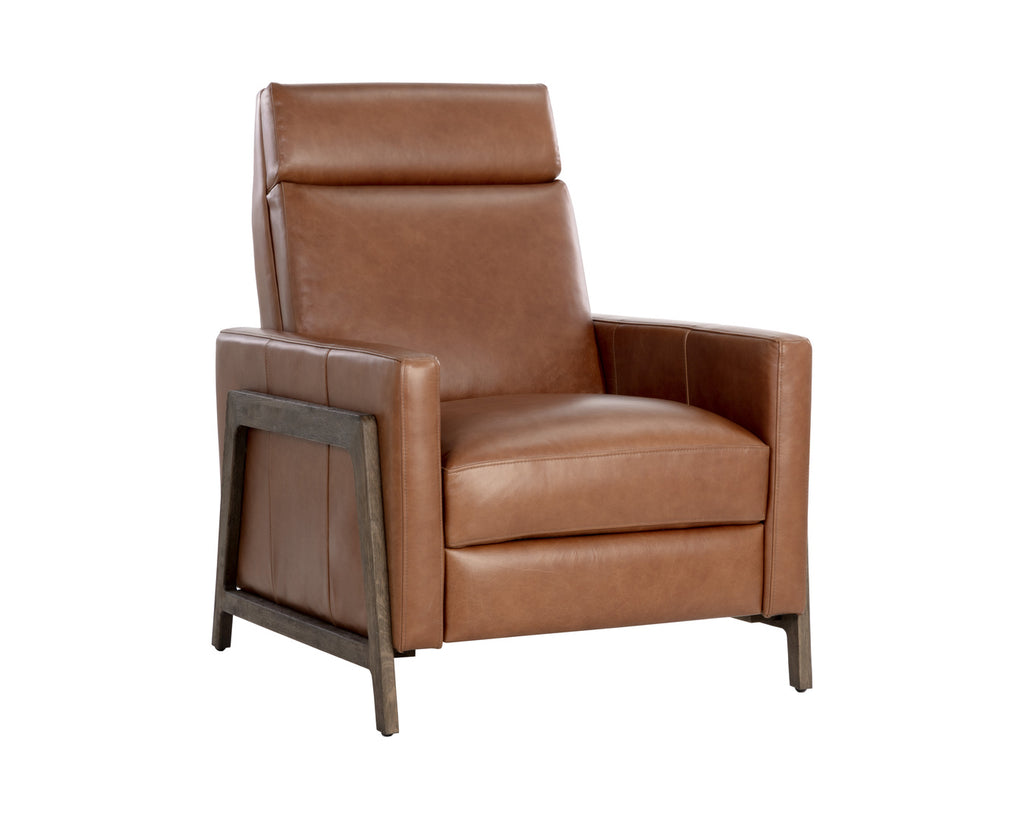 Brandon Recliner - Shalimar Tobacco Leather | Sunpan Furniture - 110511