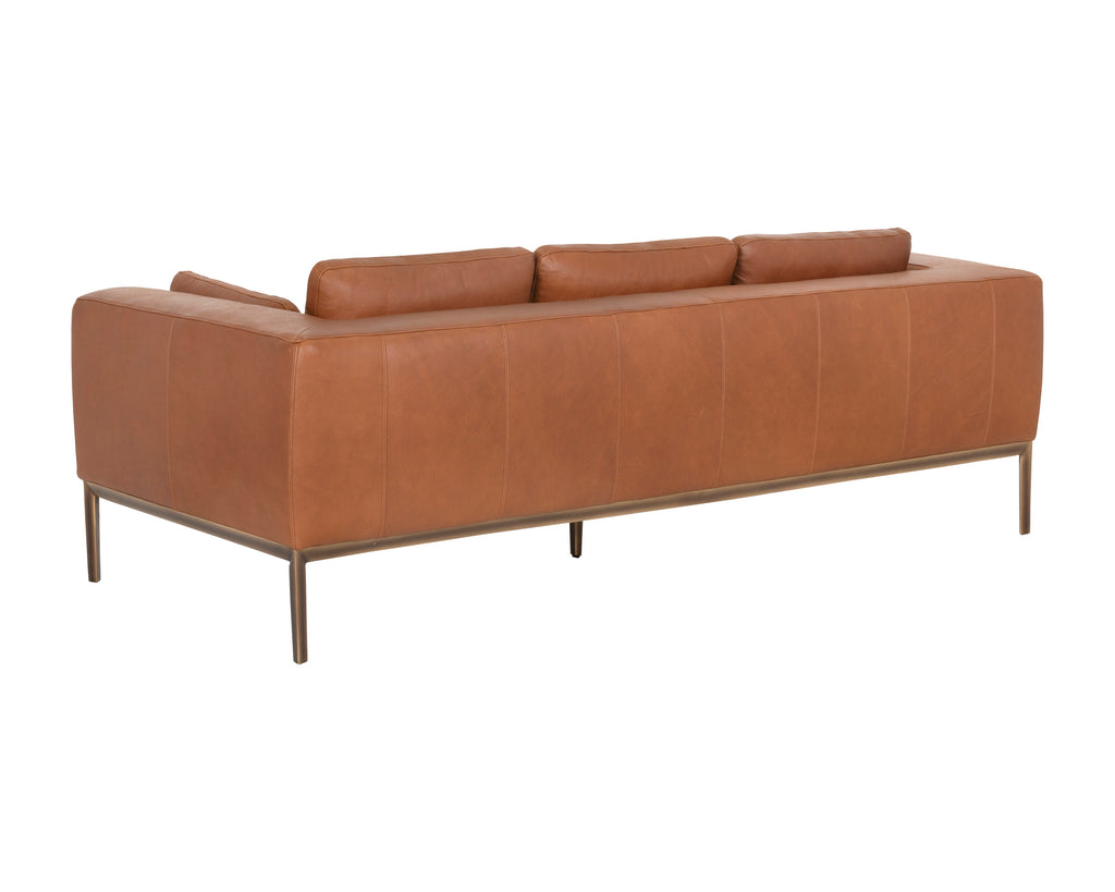 Burr Sofa - Behike Saddle Leather | Sunpan Furniture - 106139