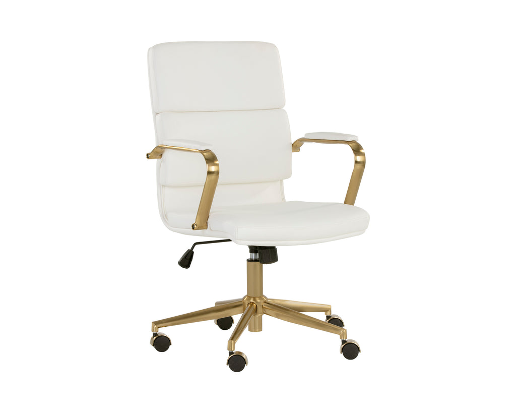 Kleo Office Chair - Snow | Sunpan Furniture - 106655