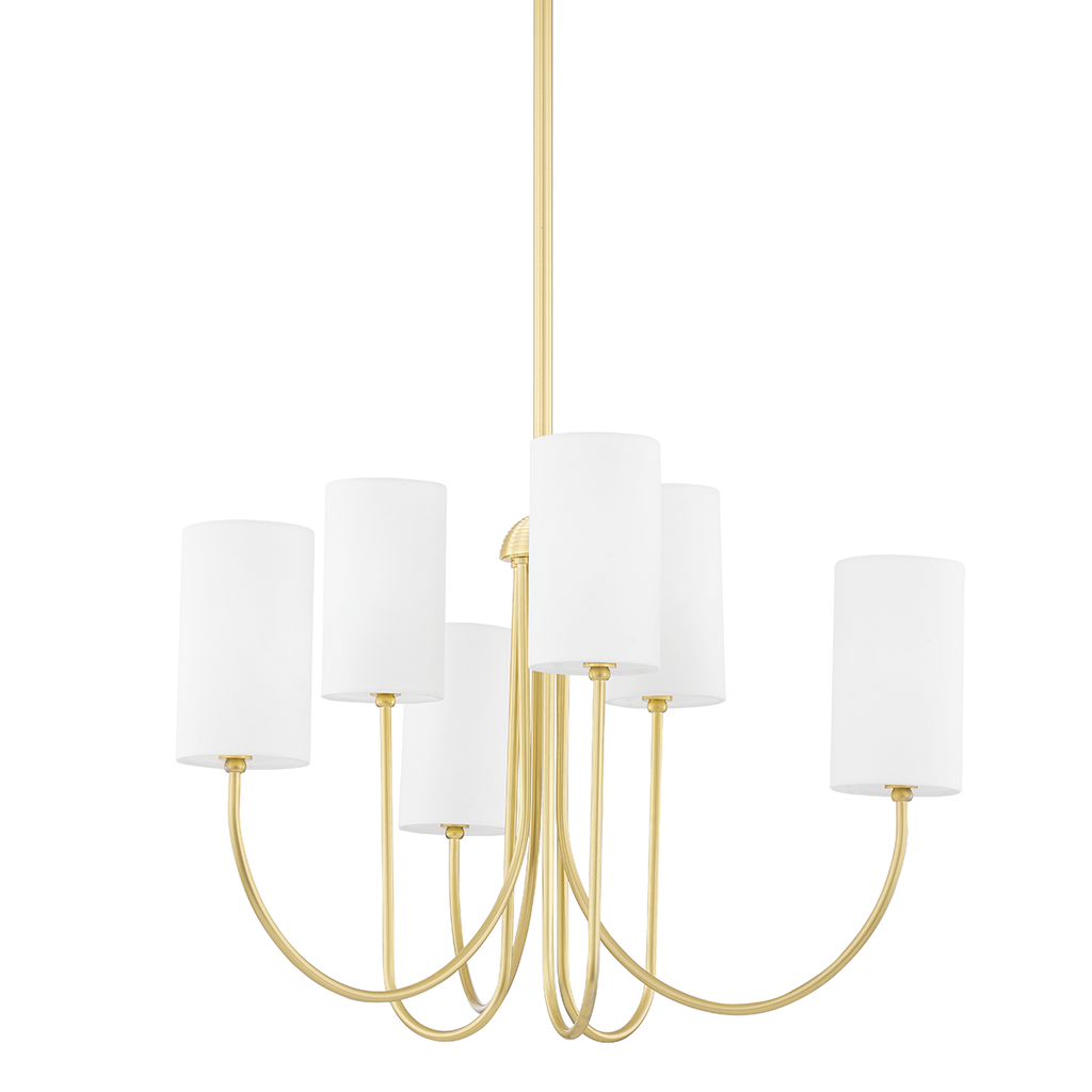 Harlem Chandelier | Hudson Valley Lighting - 6828-AGB