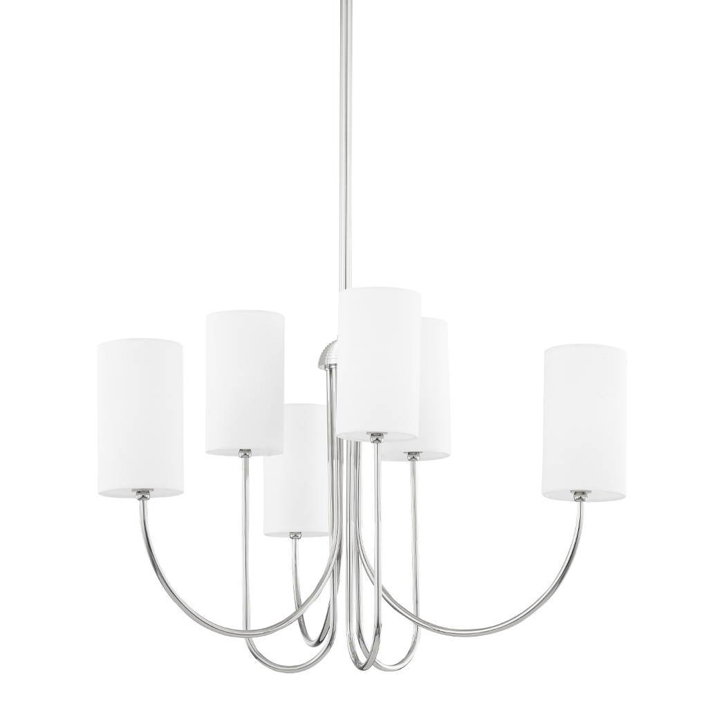 Harlem Chandelier | Hudson Valley Lighting - 6828-PN