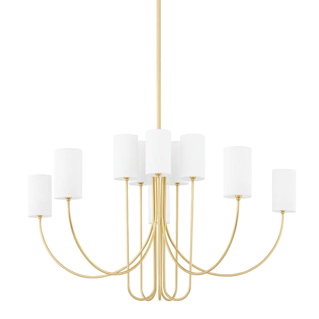 Harlem Chandelier | Hudson Valley Lighting - 6848-AGB