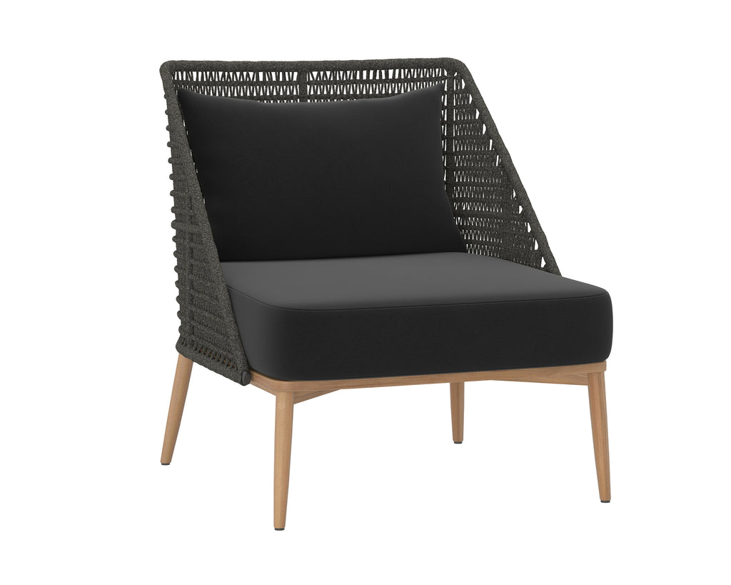 Andria Lounge Chair - Arashi Black | Sunpan Furniture - 110962