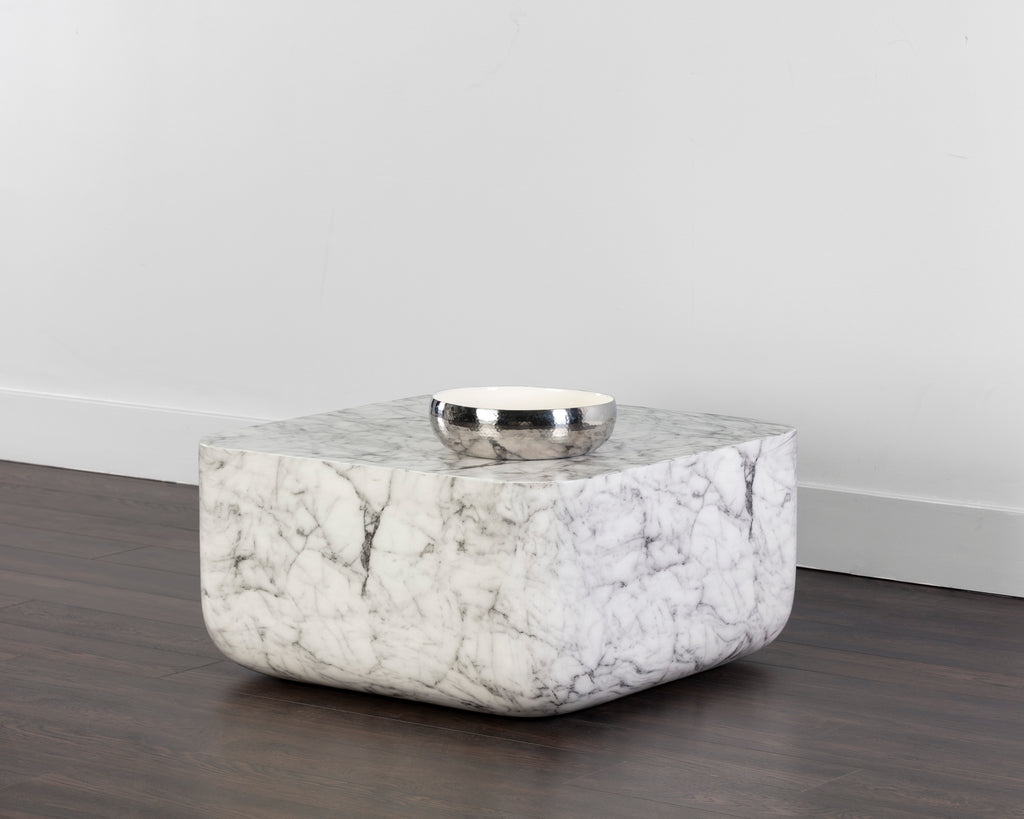 Strut Coffee Table - Marble Look | Sunpan Furniture - 107191