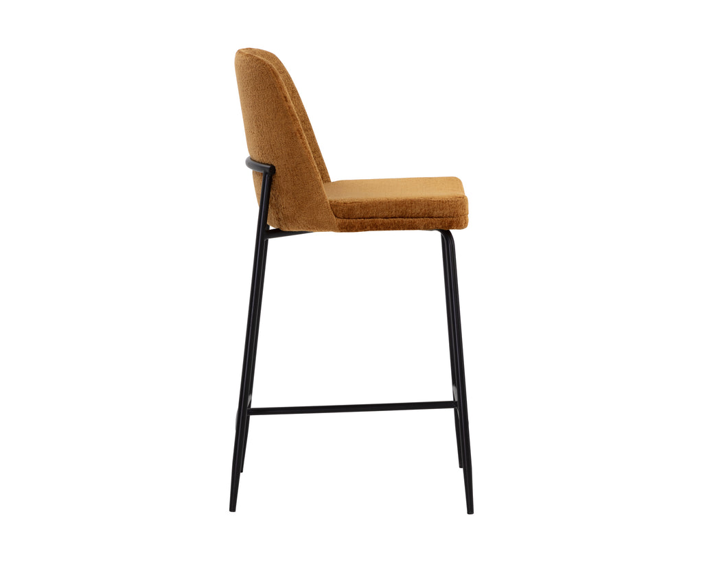 Zeke Counter Stool - Black - Bergen Marmalade | Sunpan Furniture - 108518