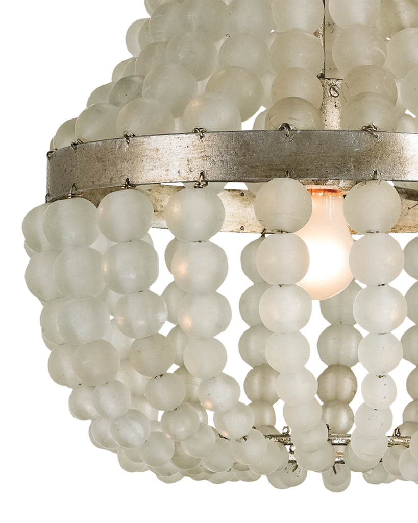 Chanteuse Small Beaded Glass Chandelier | Currey & Co - 9203