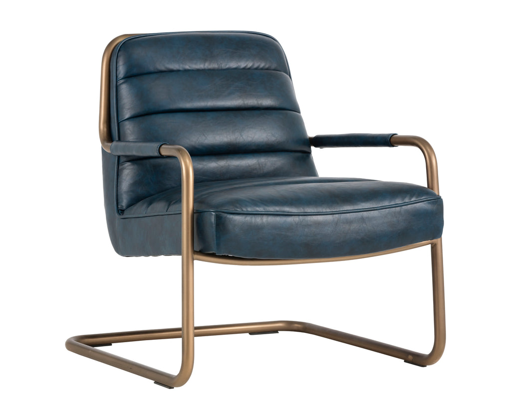 Lincoln Lounge Chair - Vintage Blue | Sunpan Furniture - 102586