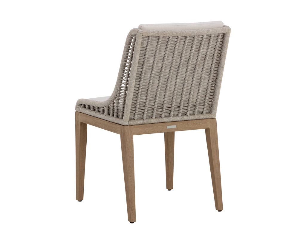 Sorrento Dining Chair - Drift Brown - Palazzo Cream | Sunpan Furniture - 110736