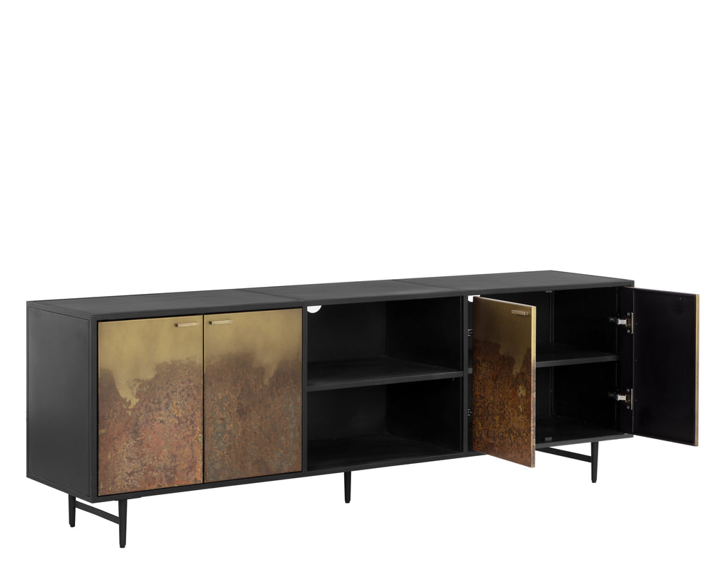 Auburn Media Console And Cabinet | Sunpan Furniture - 110236