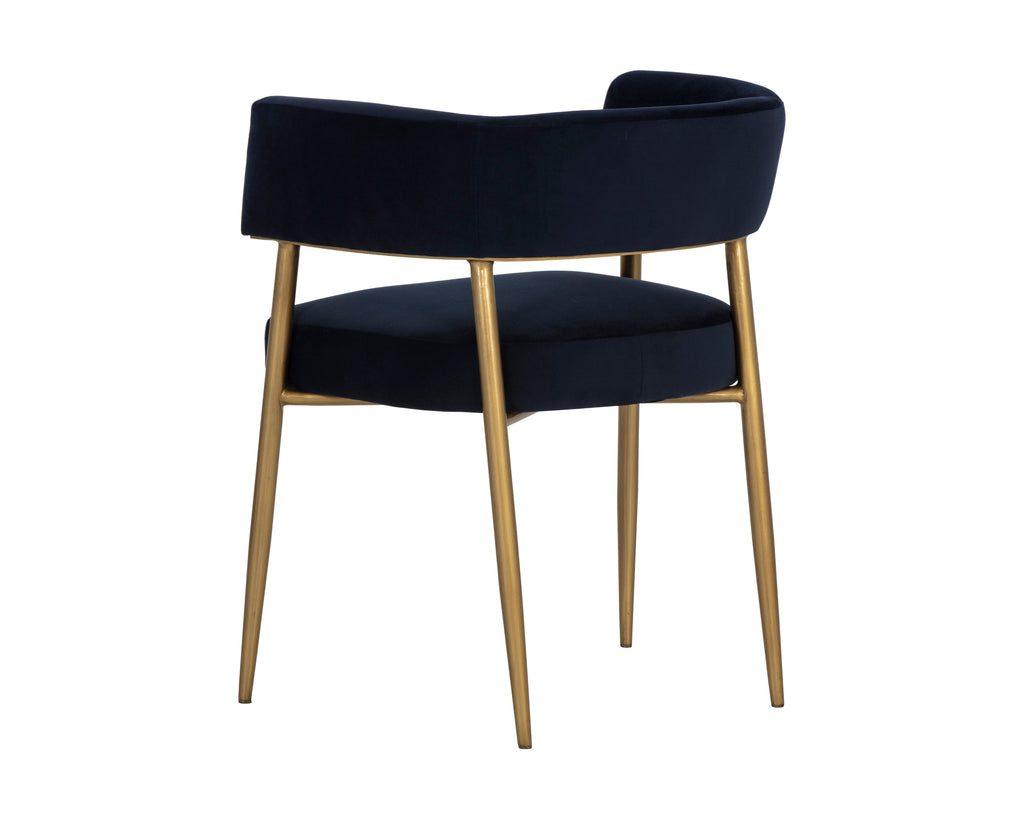 Maestro Dining Armchair - Abbington Navy | Sunpan Furniture - 106493