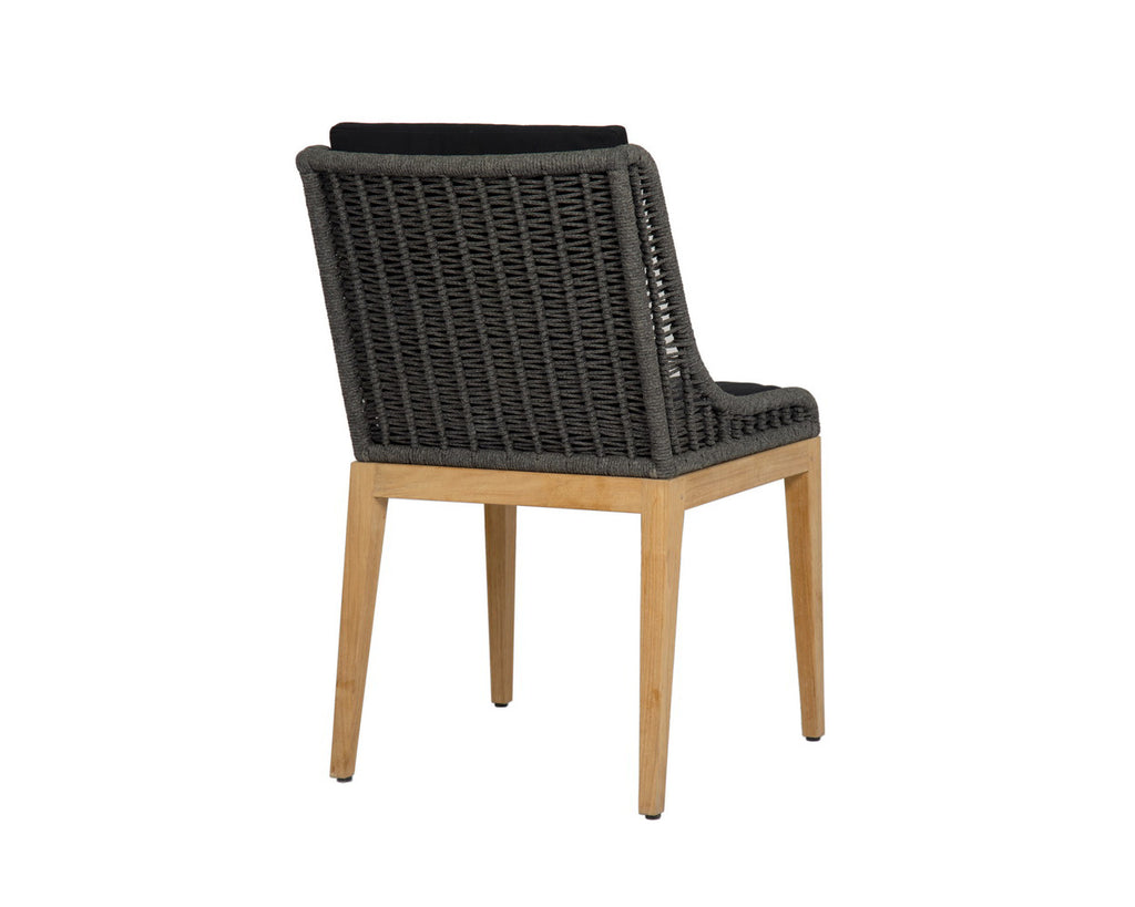 Sorrento Dining Chair - Natural - Arashi Black | Sunpan Furniture - 110963