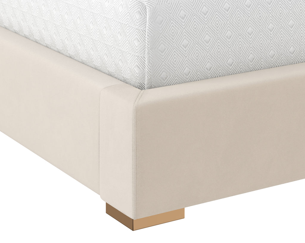 Alisha Bed - King - Meg Taupe | Sunpan Furniture - 108710